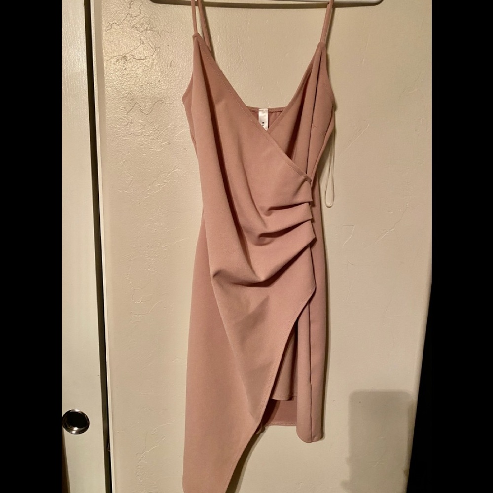 Mauve size small midi dress